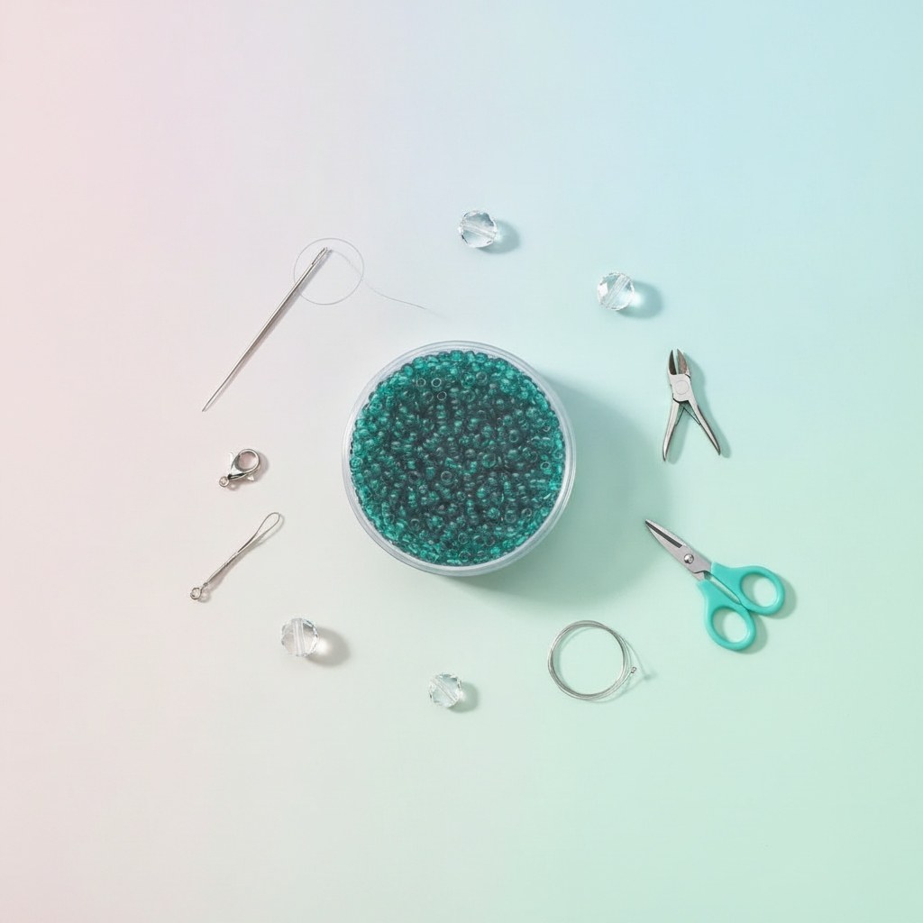 Rocailles 2,6mm transparent - Kidis Art