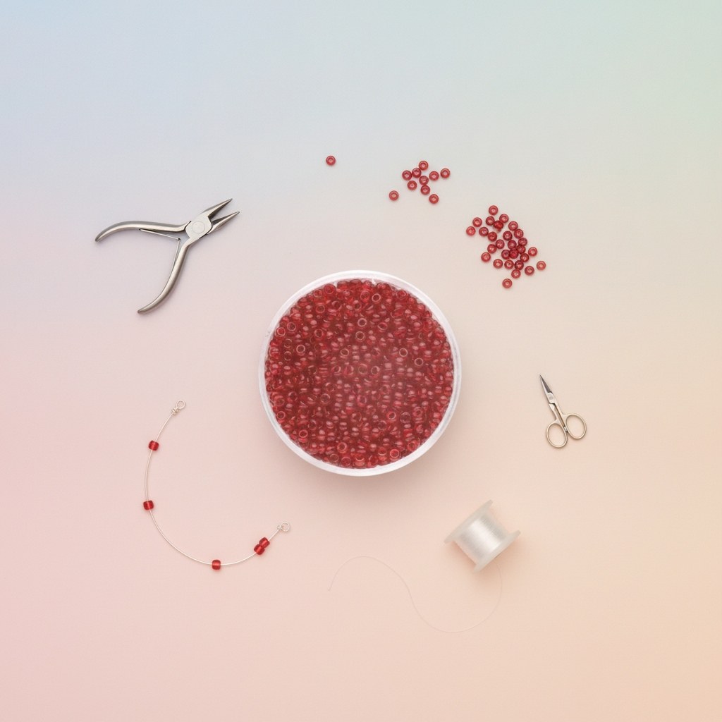 Rocailles 2,6mm transparent - Kidis Art