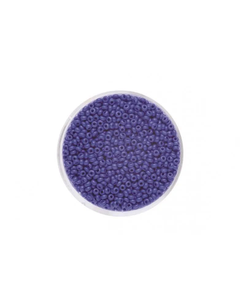 Rocailles 2,0mm opak d'blau - Kidis Art