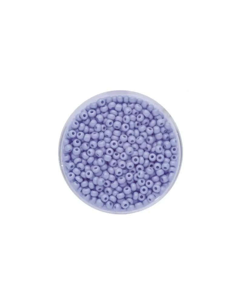 Rocailles 2,0mm opak m'blau - Kidis Art