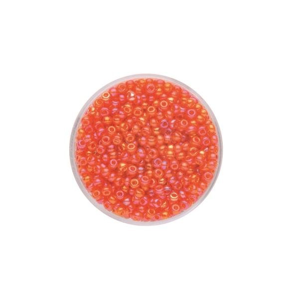 Rocailles 2,6mm Rainbow orange 17g - Kidis Art