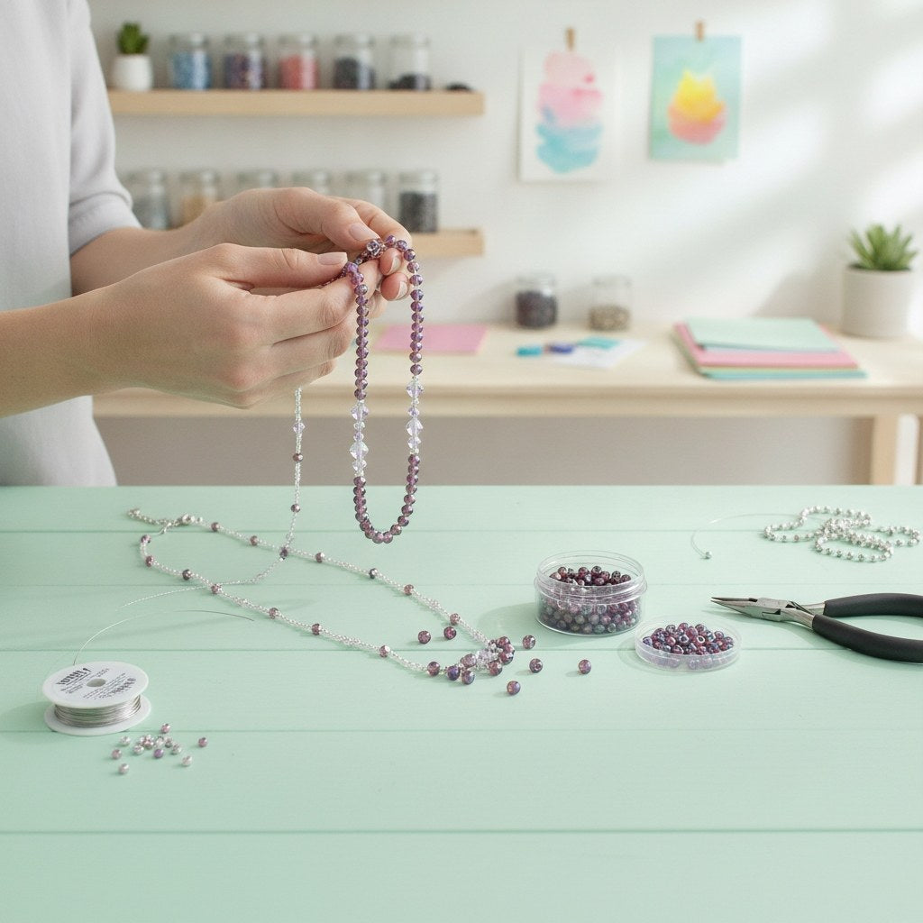 Rocailles 4,5mm 17g amethyst - Kidis Art