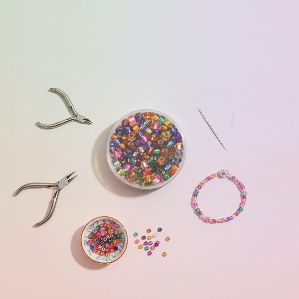 Rocailles 4,5mm 17g mix - Kidis Art