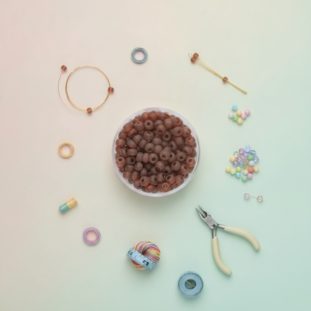 Rocailles 4,5mm opak - Kidis Art