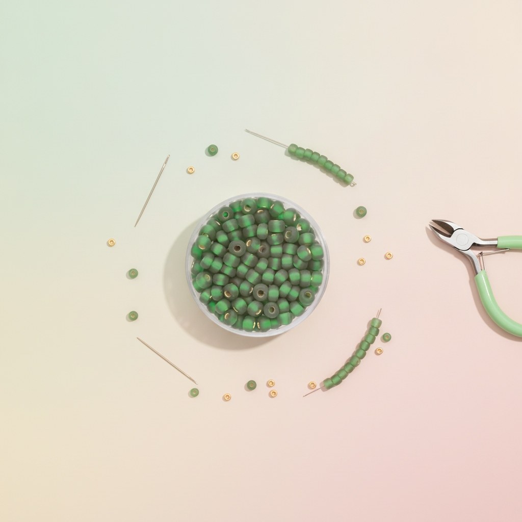 Rocailles 4,5mm Silbereinzug - Kidis Art