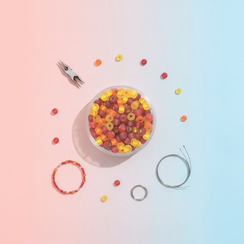Rocailles Mix 4,5mm matt - Kidis Art
