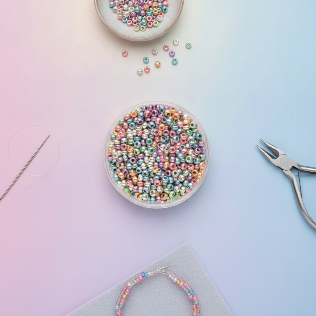 Rocailles mix met - Kidis Art