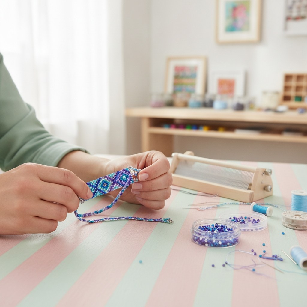 Rocailles Mix mittelblau - Kidis Art