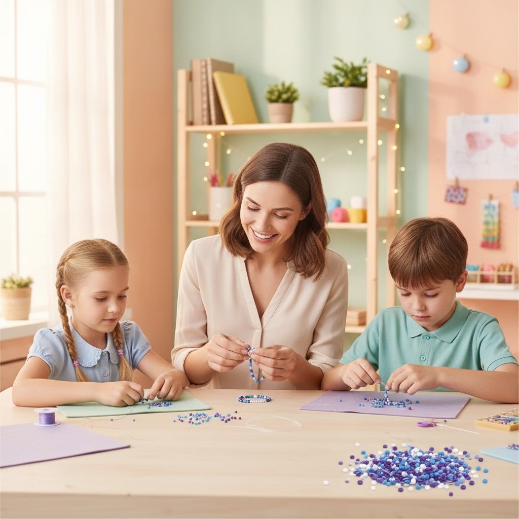 Rocailles Mix mittelblau - Kidis Art