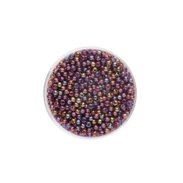 Rocailles Rainbow lila 2,6mm 17gr - Kidis Art