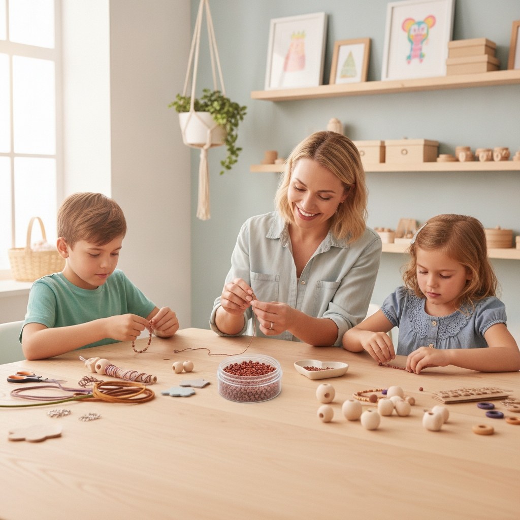 Rocailles satt dunkelbraun - Kidis Art