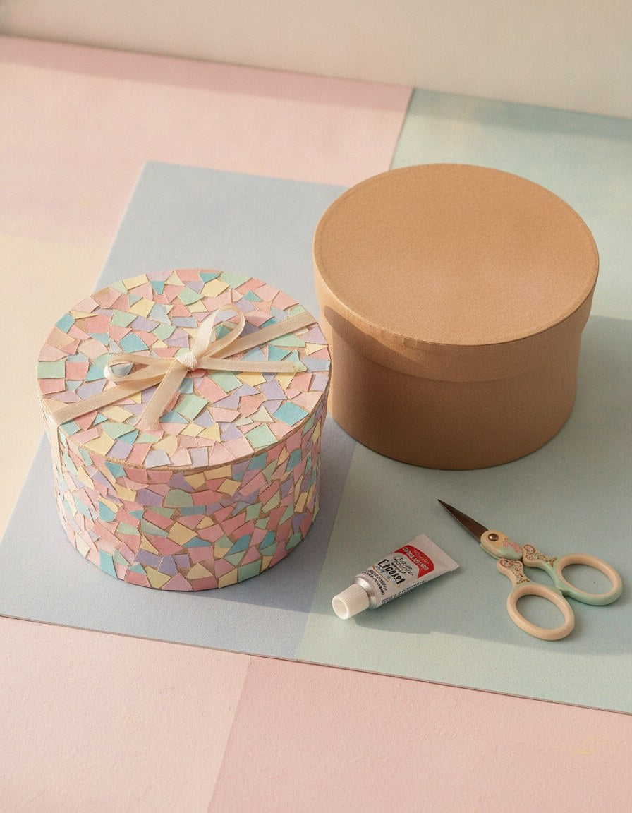Rundbox Pappe D 100/H 55mm - Kidis Art