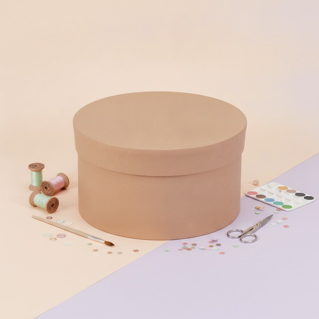 Rundbox Pappe D 100/H 55mm - Kidis Art