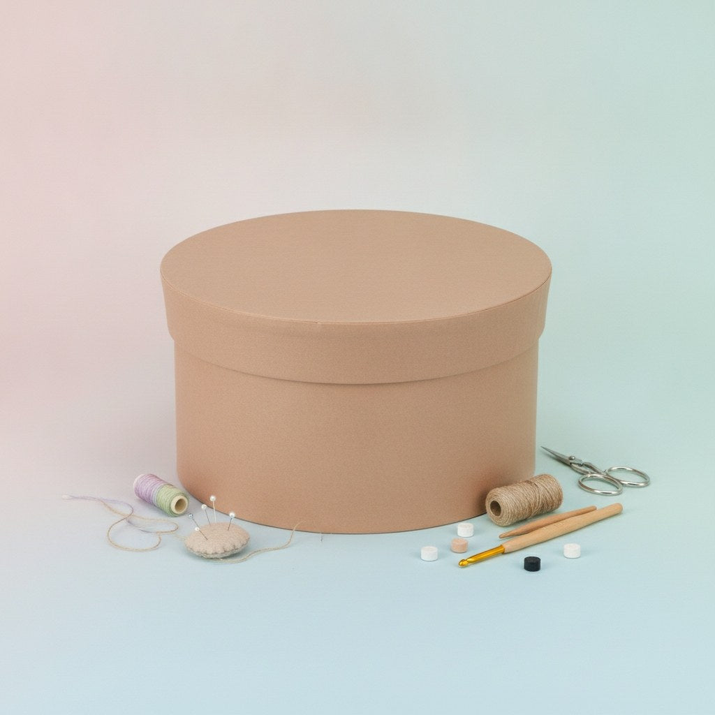 Rundbox Pappe D 140/H 75mm - Kidis Art