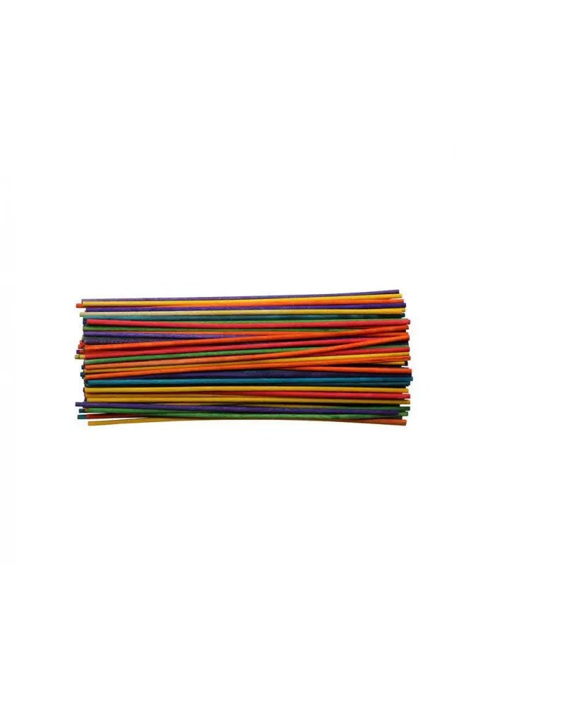 Rundstäbe 2x148mm 100St farbig - Kidis Art