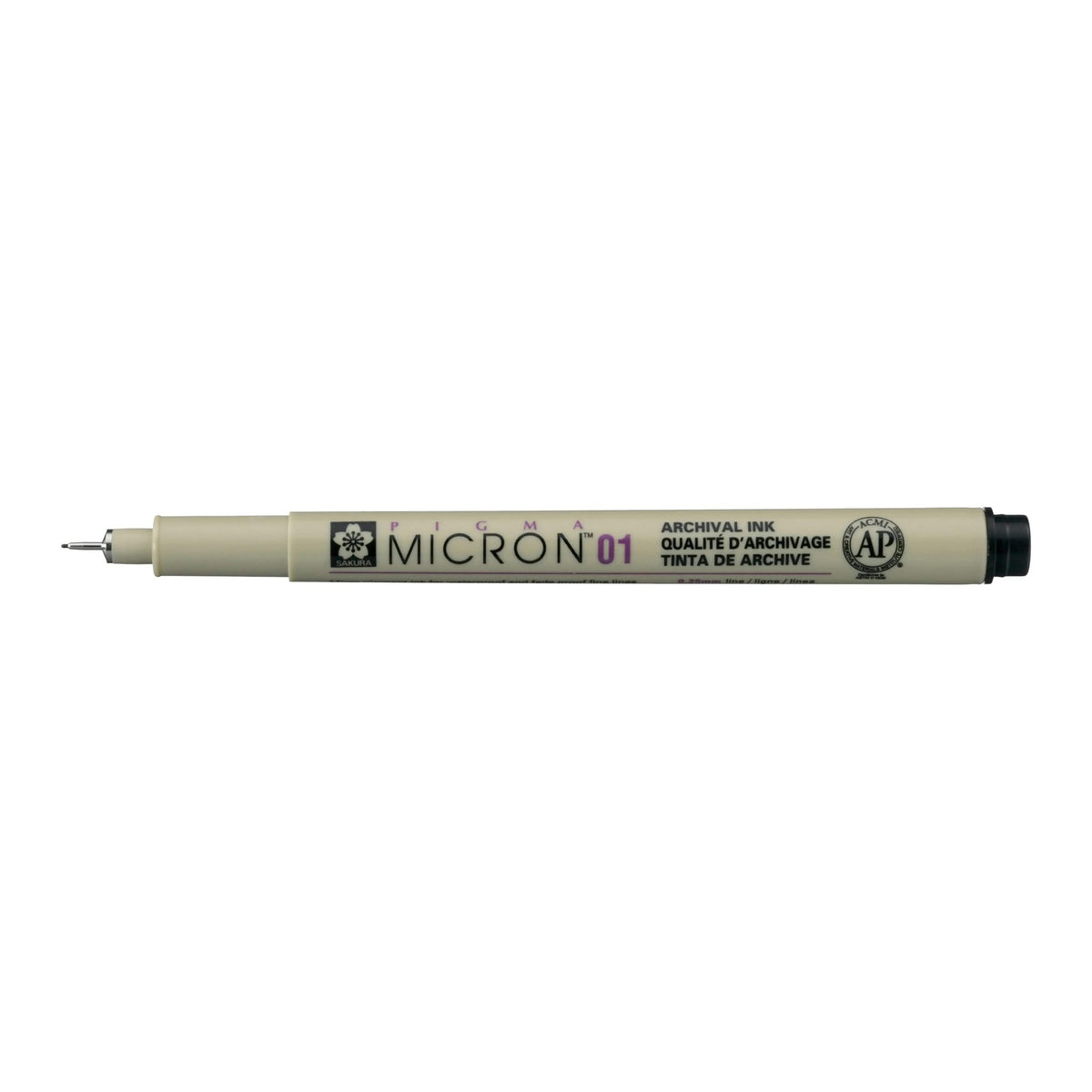 Sakura Pigma Micron 01 - 0.25 mm - Schwarz - Kidis Art