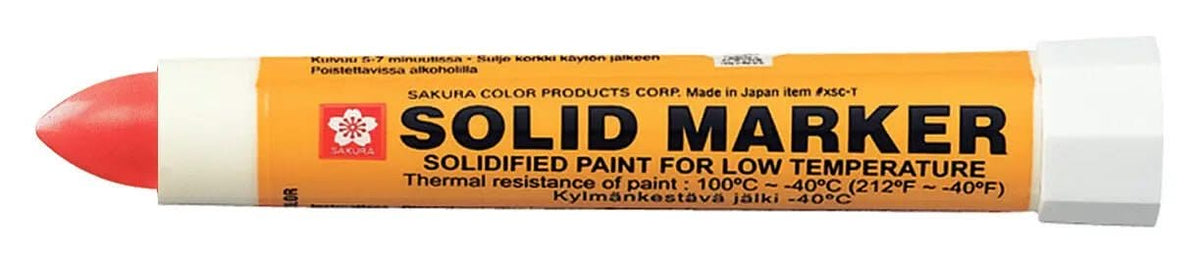 Sakura Solid Marker niedrige Temperatur Rot 12er Pack - Kidis Art