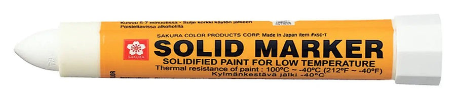 Sakura Solid Marker niedrige Temperatur Weiß 12er Pack - Kidis Art