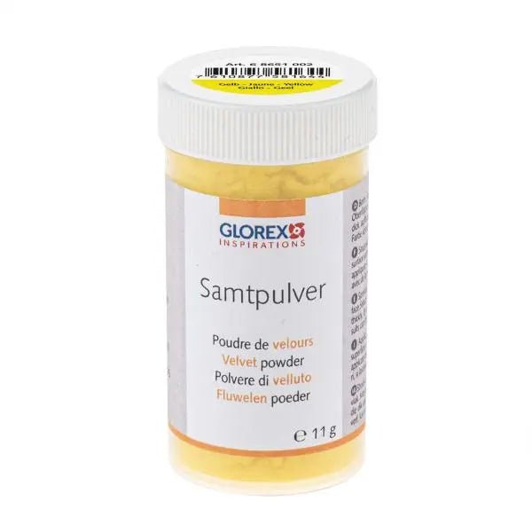 Samtpulver ca. 11g gelb - Kidis Art