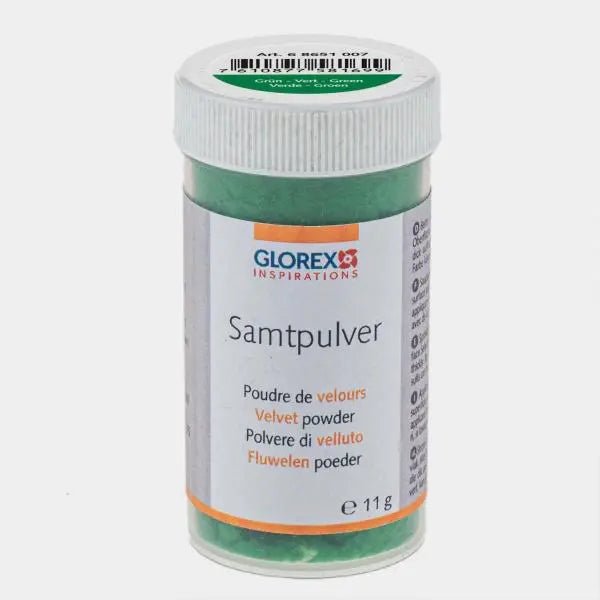 Samtpulver ca. 11g grün - Kidis Art