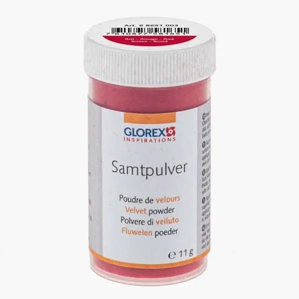 Samtpulver ca. 11g rot - Kidis Art