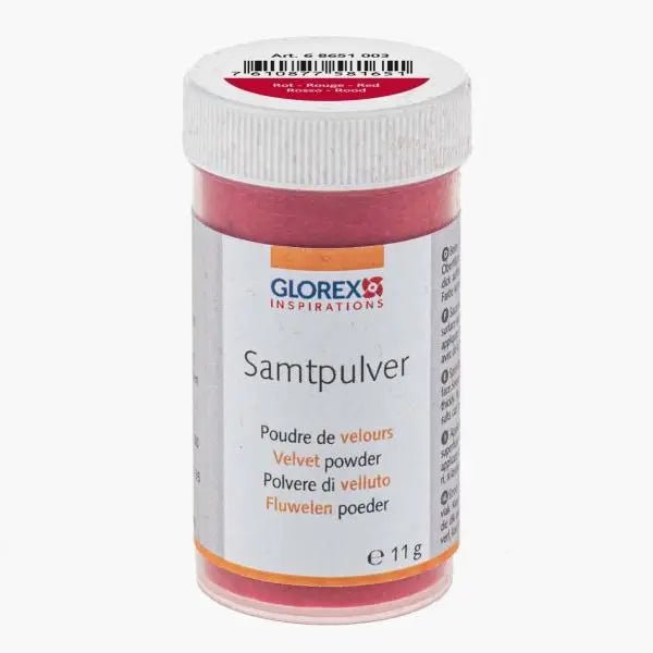 Samtpulver ca. 11g rot - Kidis Art