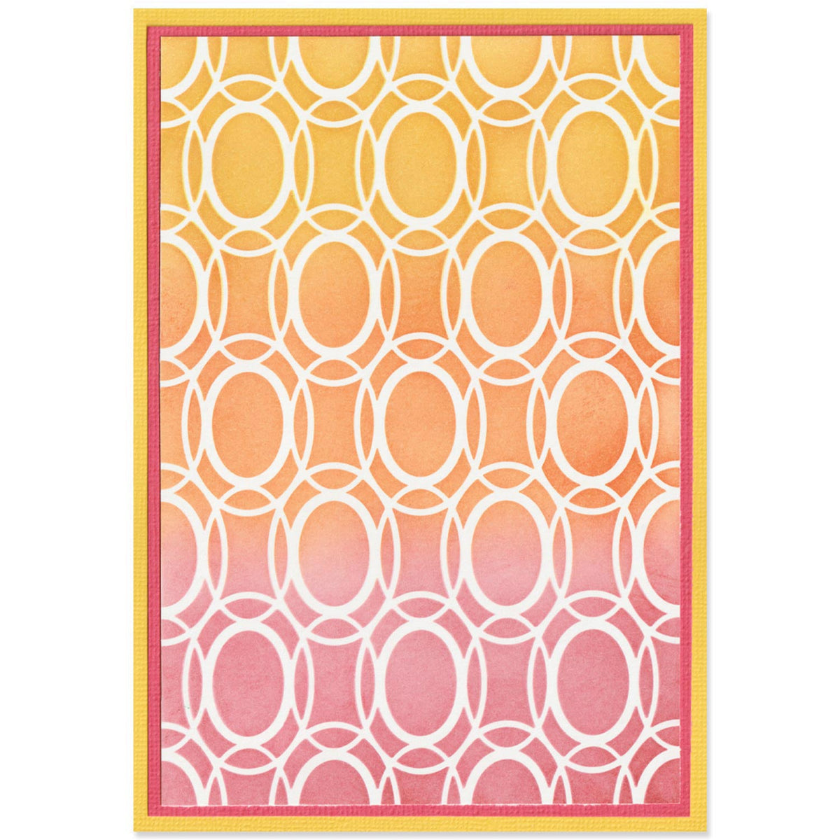 Schablone A6 1Stk. - Cosmopolitan, Goldene Ringe 2 von Stacey Park - Kidis Art