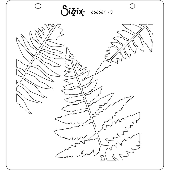 Schablonen 4Stk. - Farn - Kidis Art