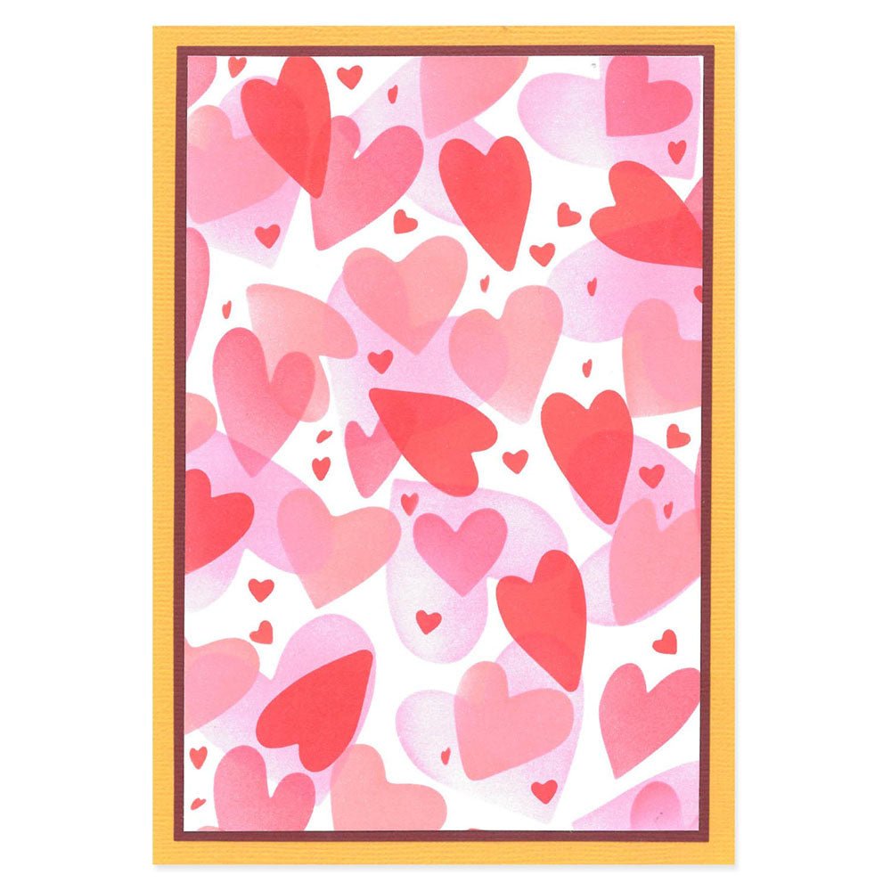Schablonen A6 - "Herzen" by Kath Breen - Kidis Art