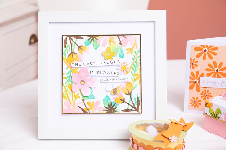 Schablonen - "Botanischer Rahmen" by Jennifer Ogborn - Kidis Art