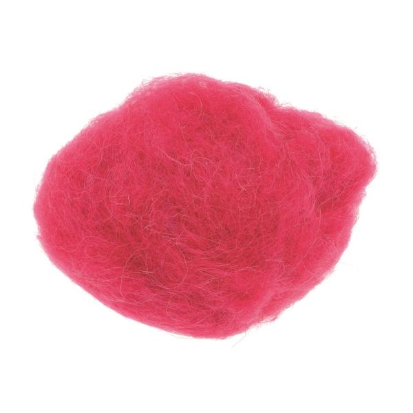 Schafwolle 30g bordeaux 100% Wolle - Kidis Art
