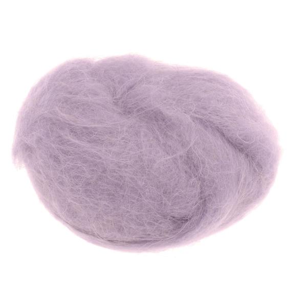 Schafwolle 30g grau 100% Wolle - Kidis Art