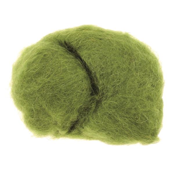 Schafwolle 30g grün - Kidis Art