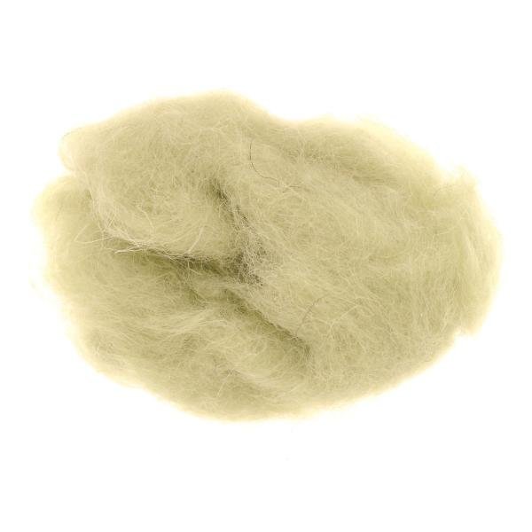 Schafwolle 30g hellgrün 100% Wolle - Kidis Art