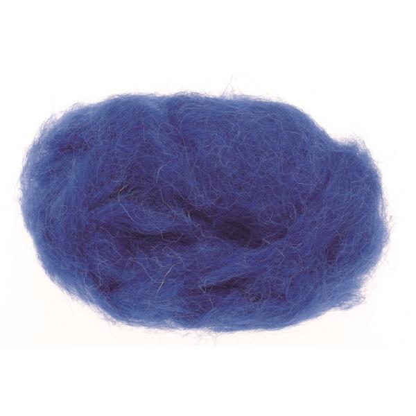 Schafwolle 30g königsblau 100% Wolle - Kidis Art