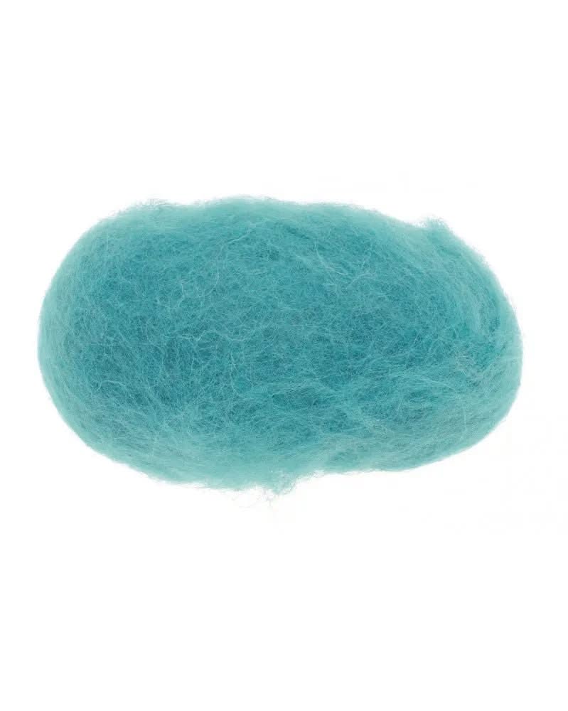 Schafwolle 30g türkis, 100% Wolle - Kidis Art