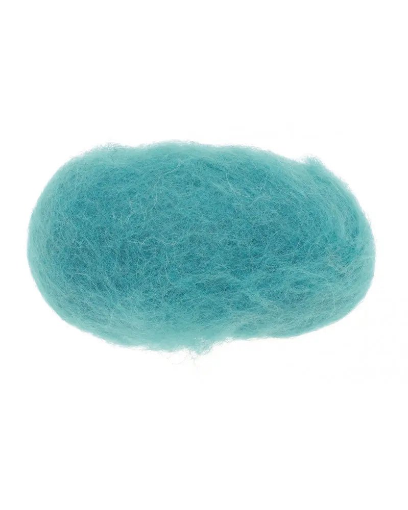 Schafwolle 30g türkis, 100% Wolle - Kidis Art