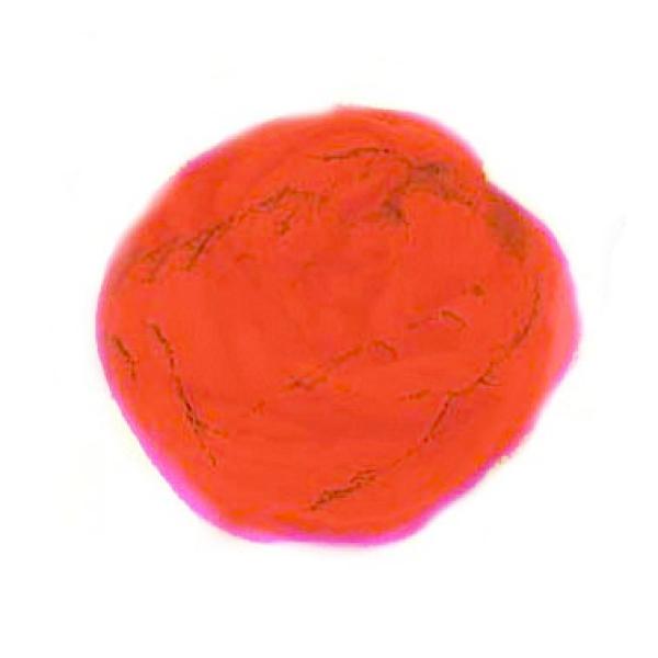 Schafwolle 50g rot 100% natur - Kidis Art