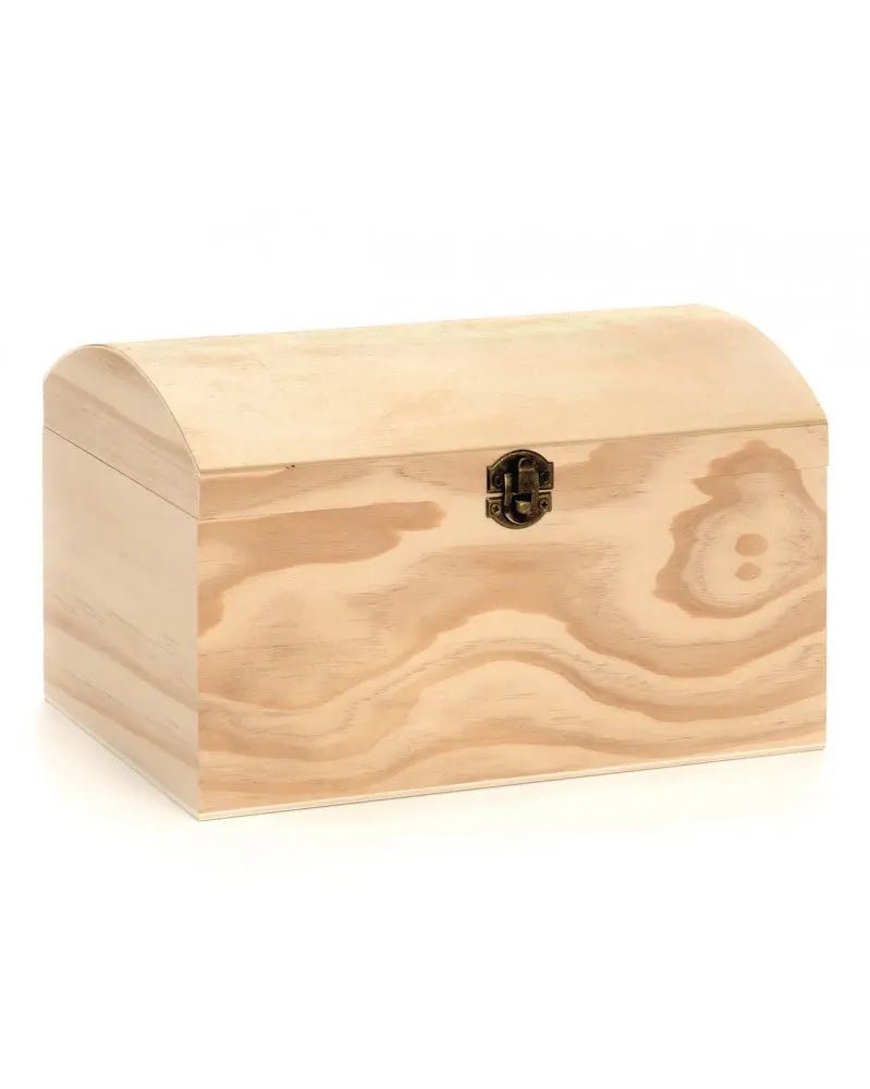 Schatzkiste , Kiefernholz NZ 14x9,5x9,5cm - Kidis Art