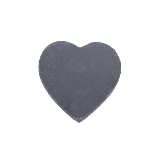 Schiefer Untersetzer, Herz 15x15x0,4cm - Kidis Art