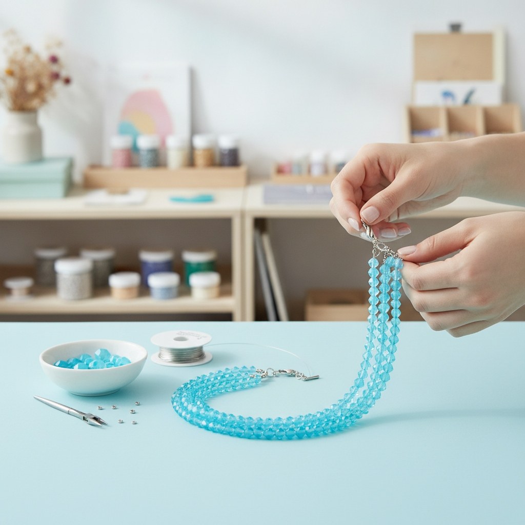 Schliffspitzperle Swarovski 4mm carblue opal 25 Stück - Kidis Art