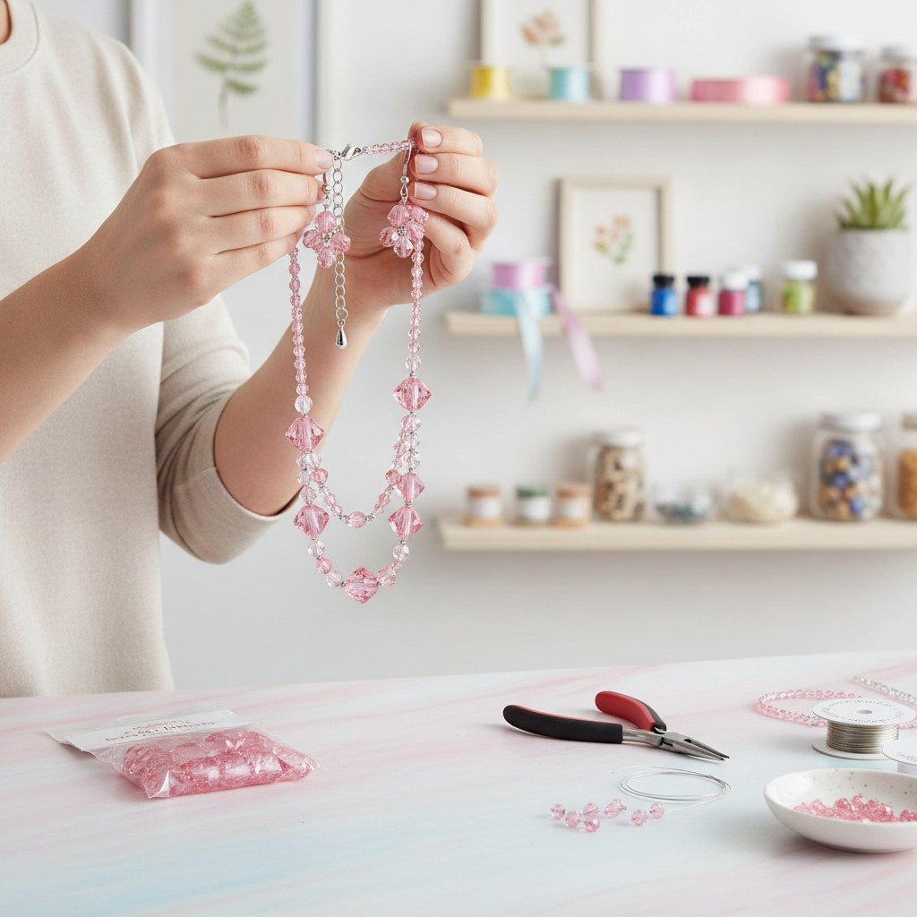 Schliffspitzperle Swarovski 4mm rosé 25 Stück - Kidis Art