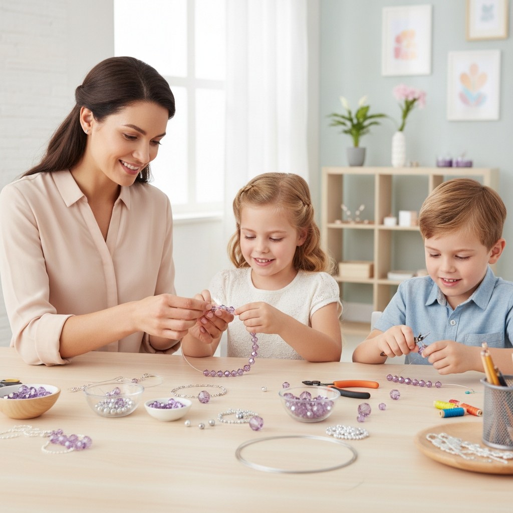 Schliffspitzperle Swarovski 4mm violet 25 Stück - Kidis Art