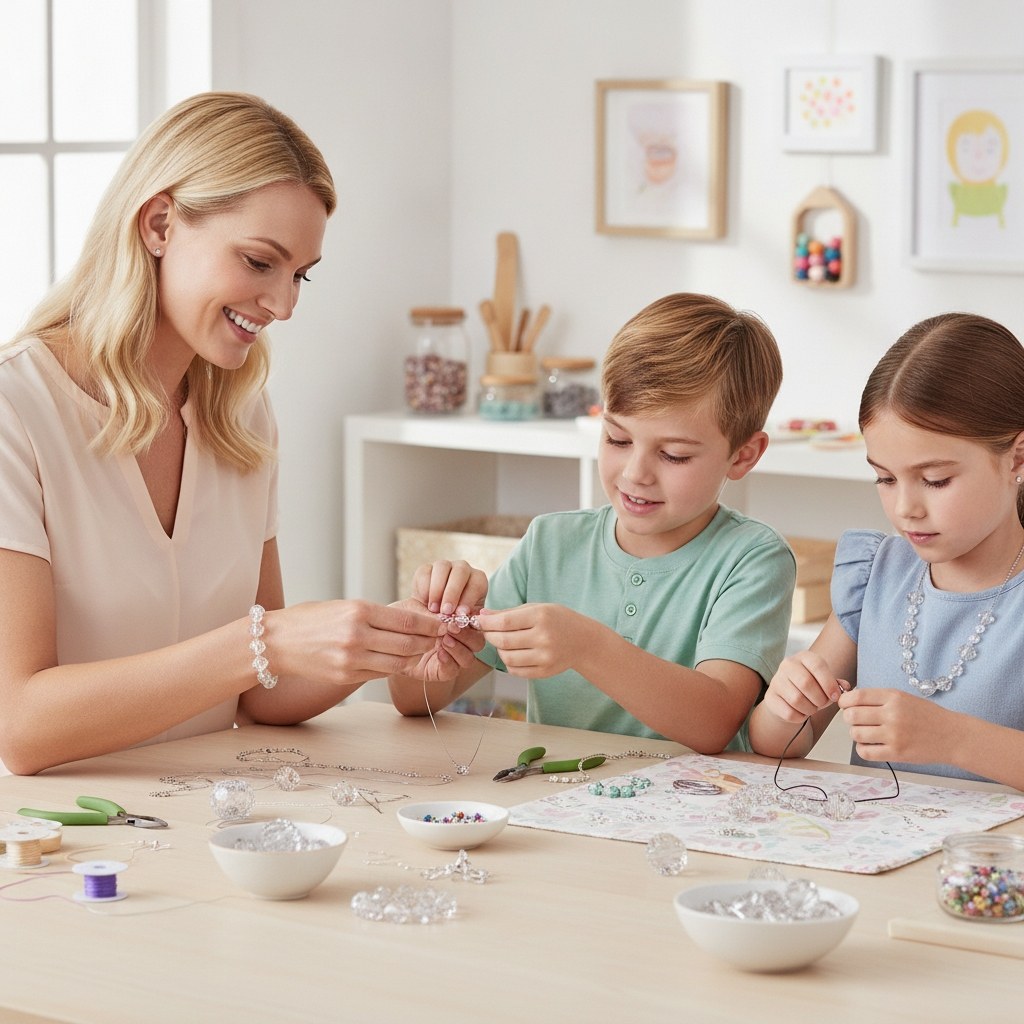 Schliffspitzperle Swarovski 6mm cry Stückal 12 Stück - Kidis Art