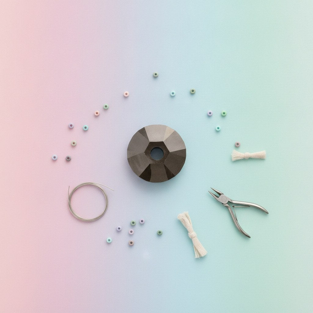 Schliffspitzperle Swarovski 6mm jet 12 Stück - Kidis Art
