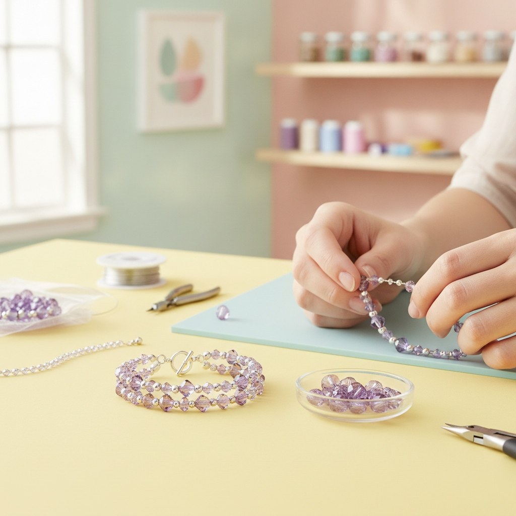 Schliffspitzperle Swarovski 6mm violet 12 Stück - Kidis Art