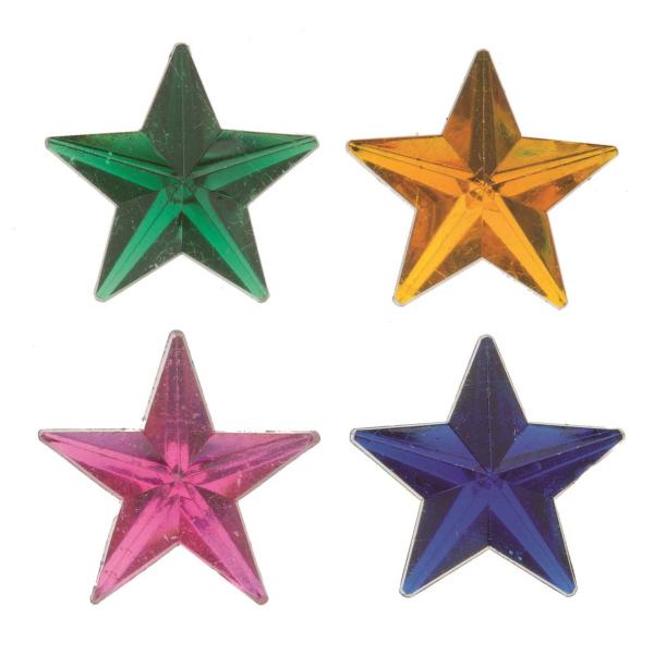 Schmuck - Steine Sterne 70St 14x14mm - Kidis Art