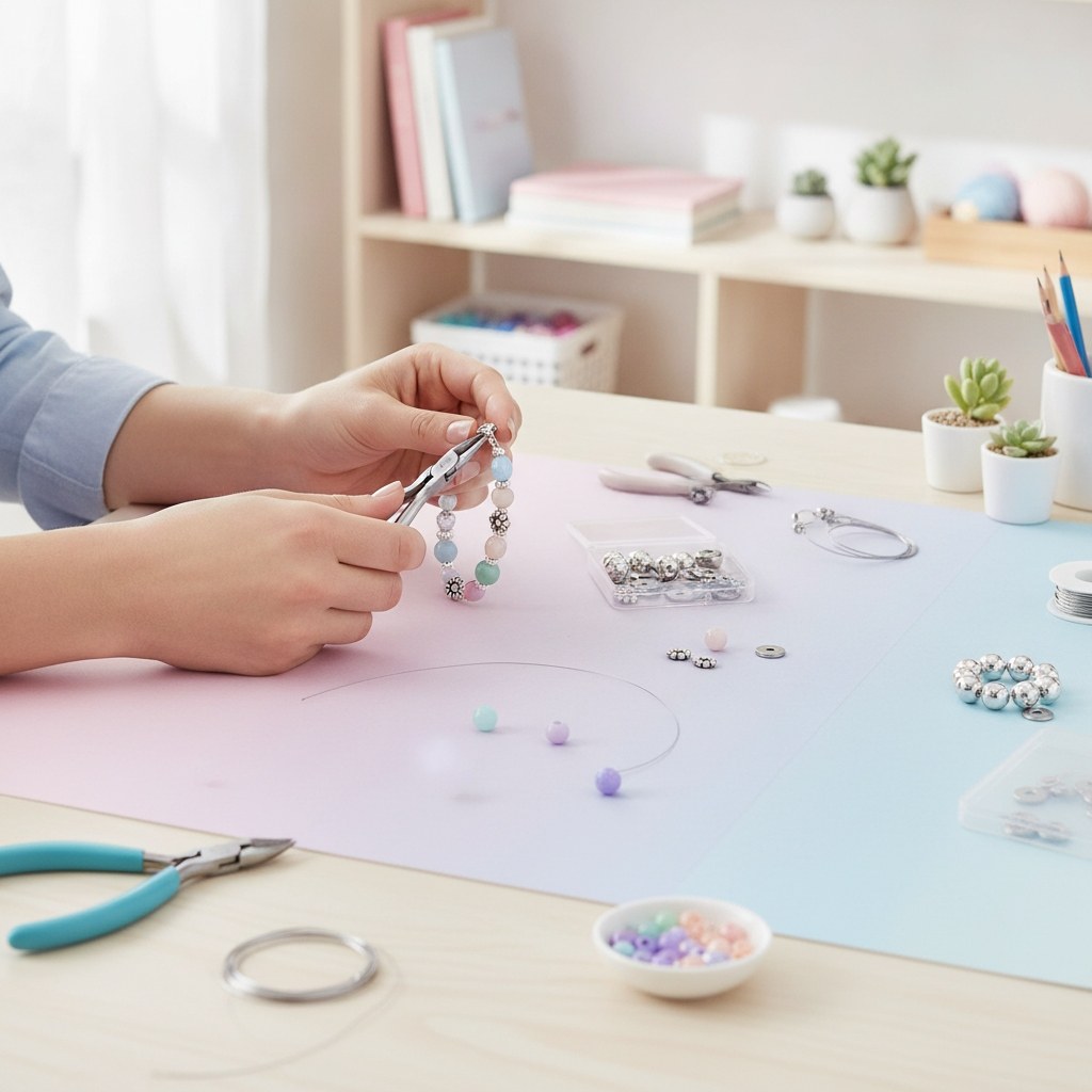 Schmuck-Zubehör-Teile 20tlg silberfarben - Kidis Art