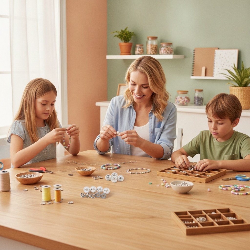 Schmuck-Zubehör-Teile 20tlg silberfarben - Kidis Art