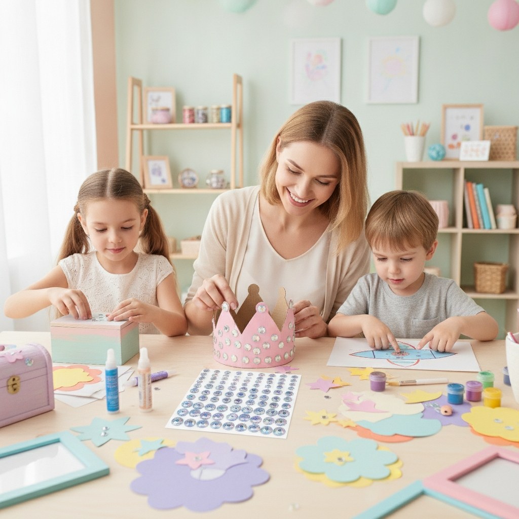 Schmucksteine sparkeling Clear, 80Stk selbstklebend - Kidis Art